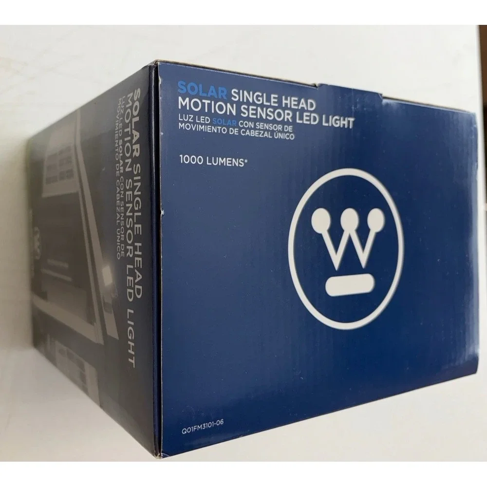 Westinghouse 2000LM Solar Triple Head LED Security Motion Light New.